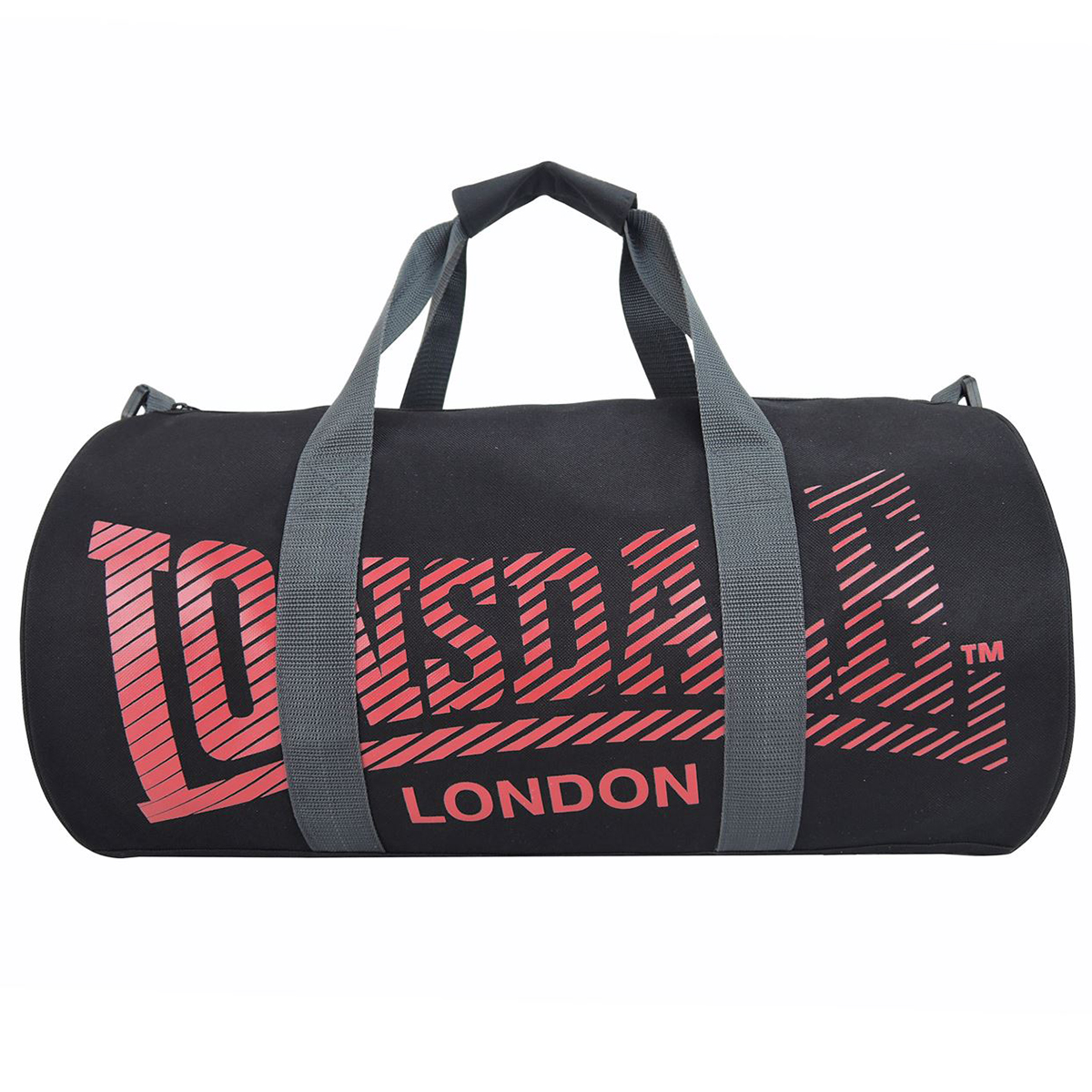 Lonsdale Barrel Bag - Black, ONESIZE