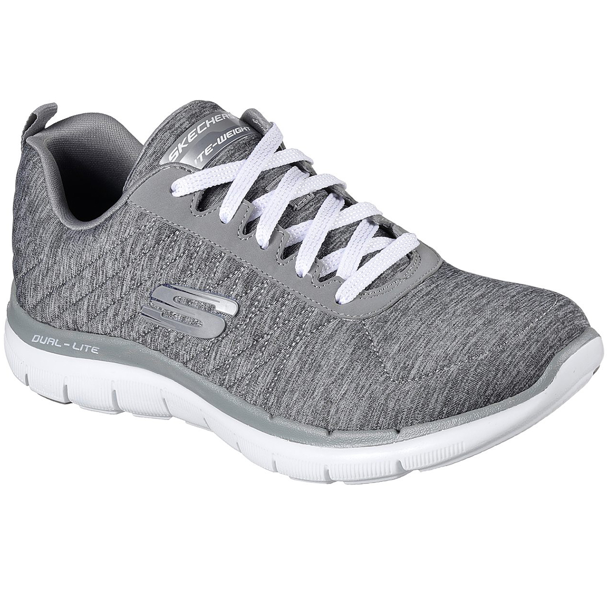 skechers flex appeal grey