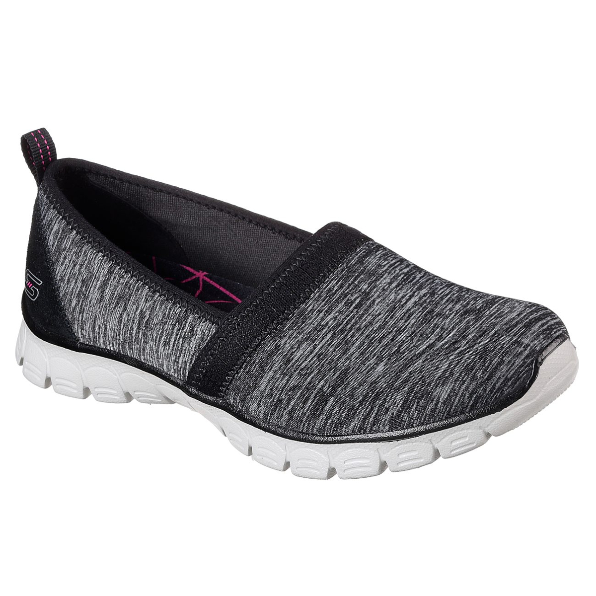 Skechers Women's Ez Flex 3.0 - Swift Motion Casual Slip-On Shoes - Black, 7