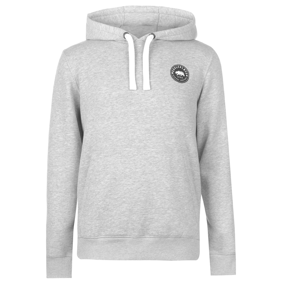 Download Soulcal Men's Signature Pullover Hoodie Grey Marl S | eBay