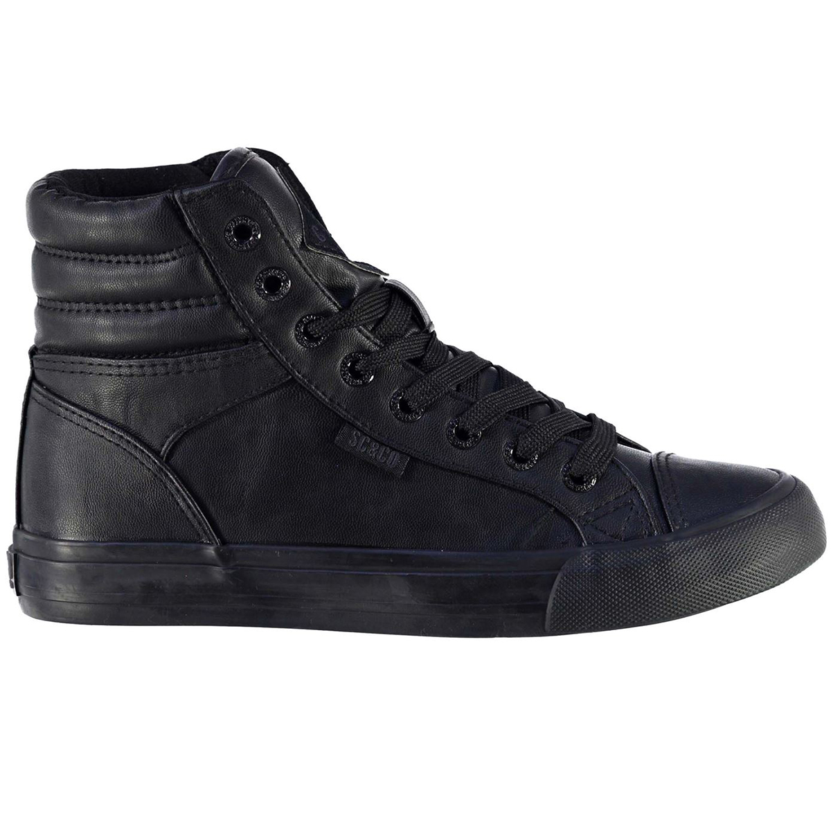 Soulcal Big Kids' Asti High-Top Sneakers - Black, 7