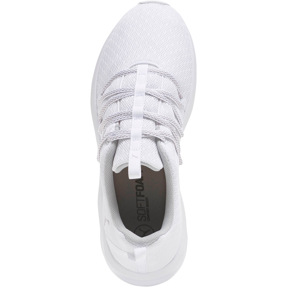 puma soft foam white sneakers