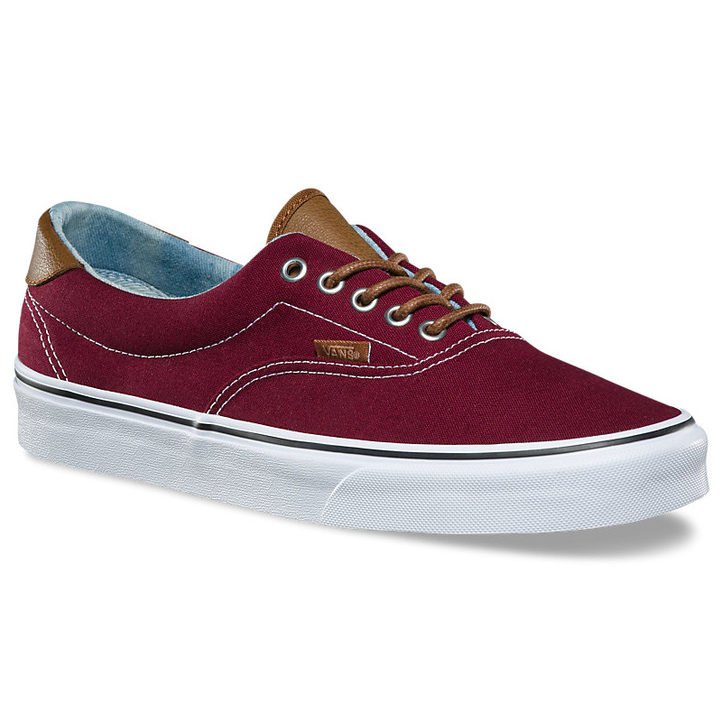 Vans Unisex Era 59 Skate Shoes - Red, 9