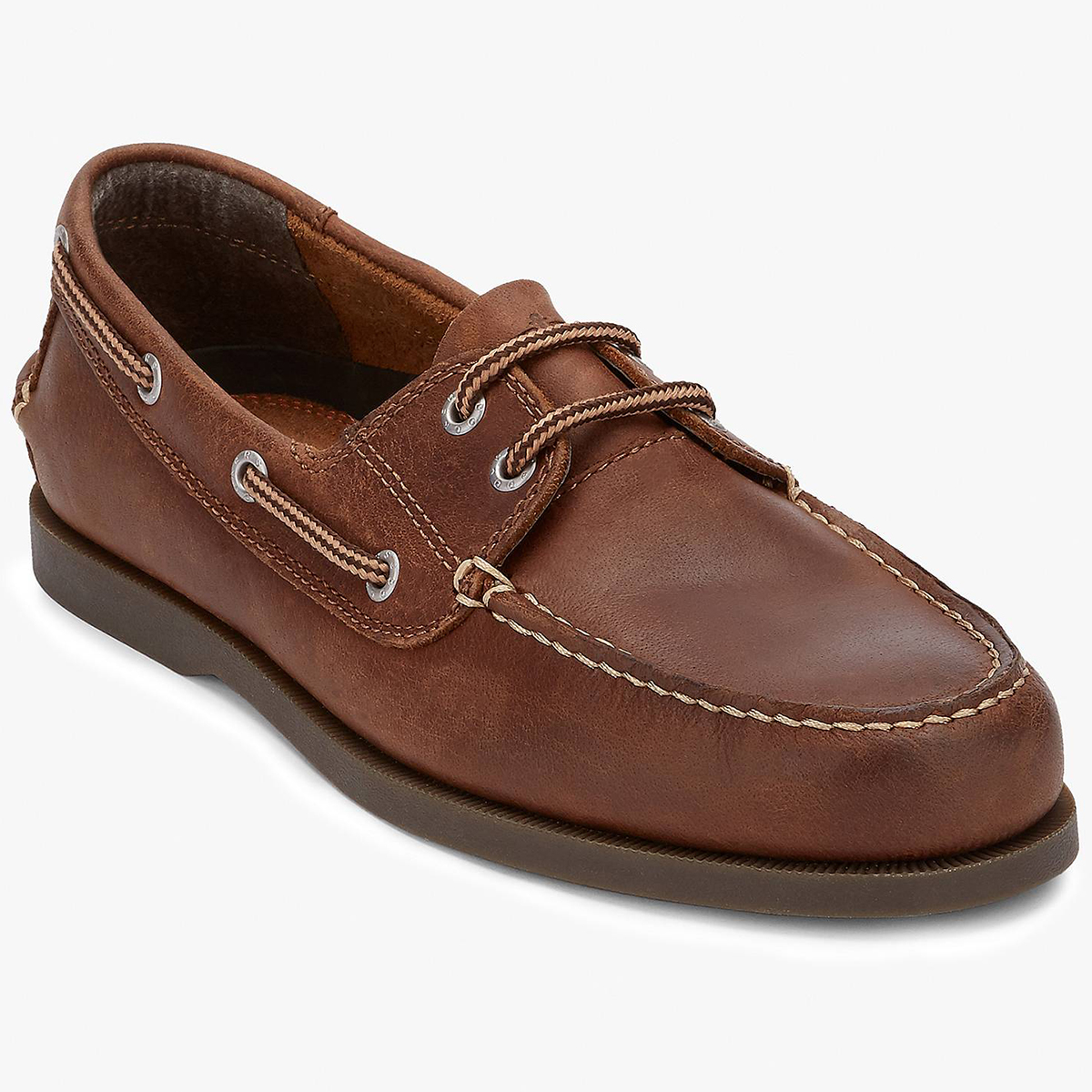 Dockers Men's Vargas Boat Shoes, Wide - Brown, 10.5