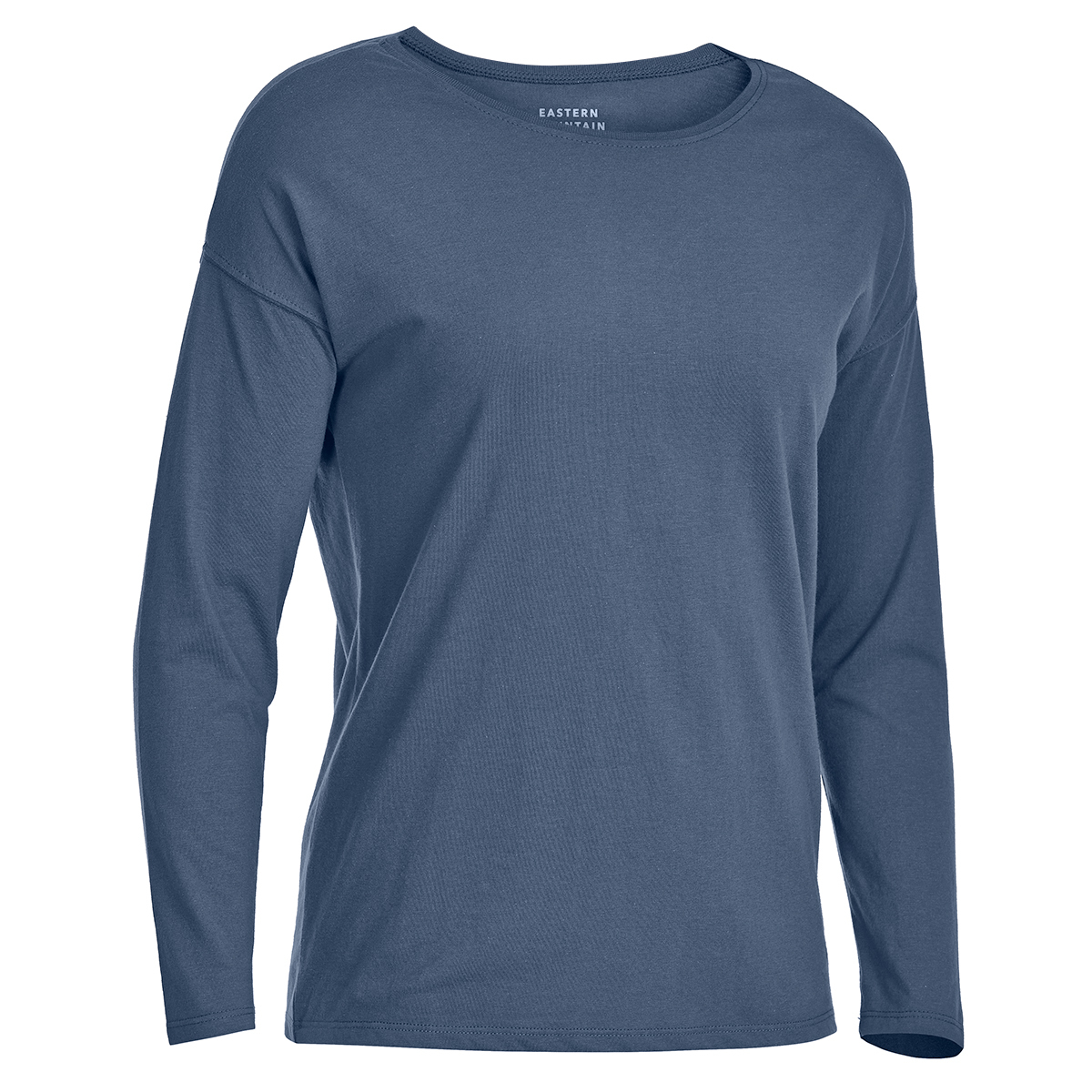 Ems Women's Scoop Knit Long-Sleeve Tee - Blue, XL