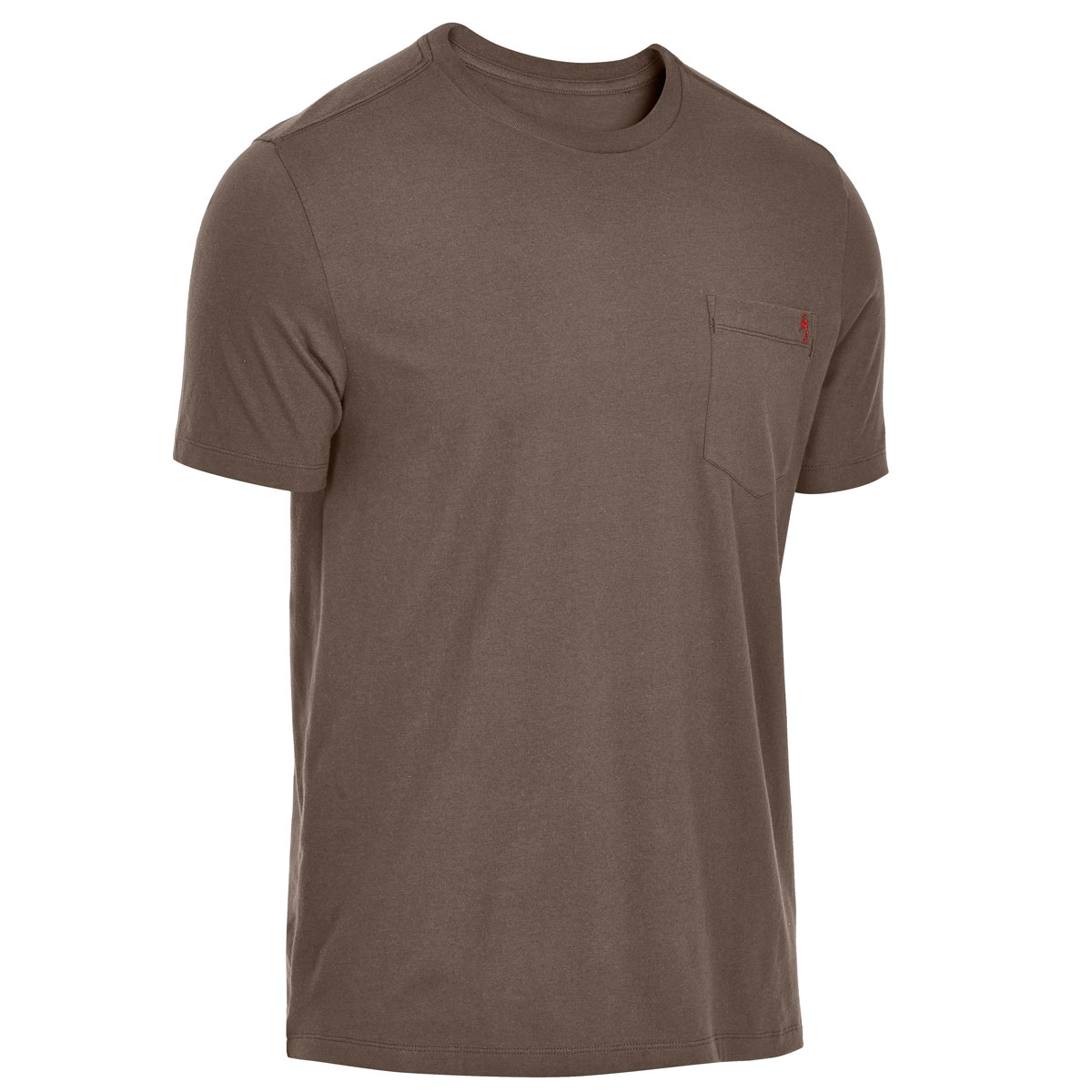 Ems Men's Organic Pocket Short-Sleeve Tee - Brown, L