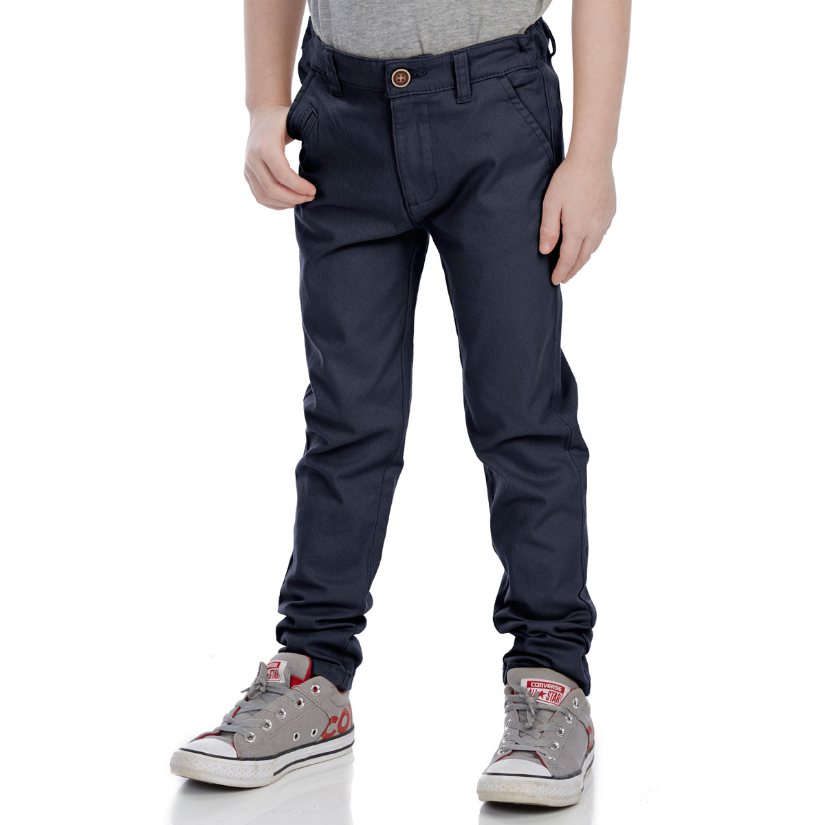 Minoti Big Boys' Chino Pants - Blue, 4-5