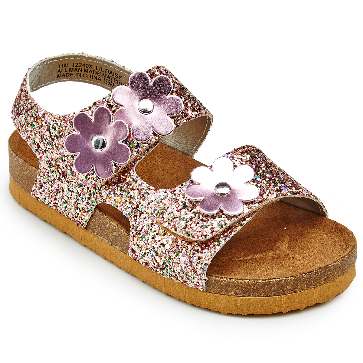 Rachel Shoes Toddler Girls' Daisy Glitter Sandals - Various Patterns, 9