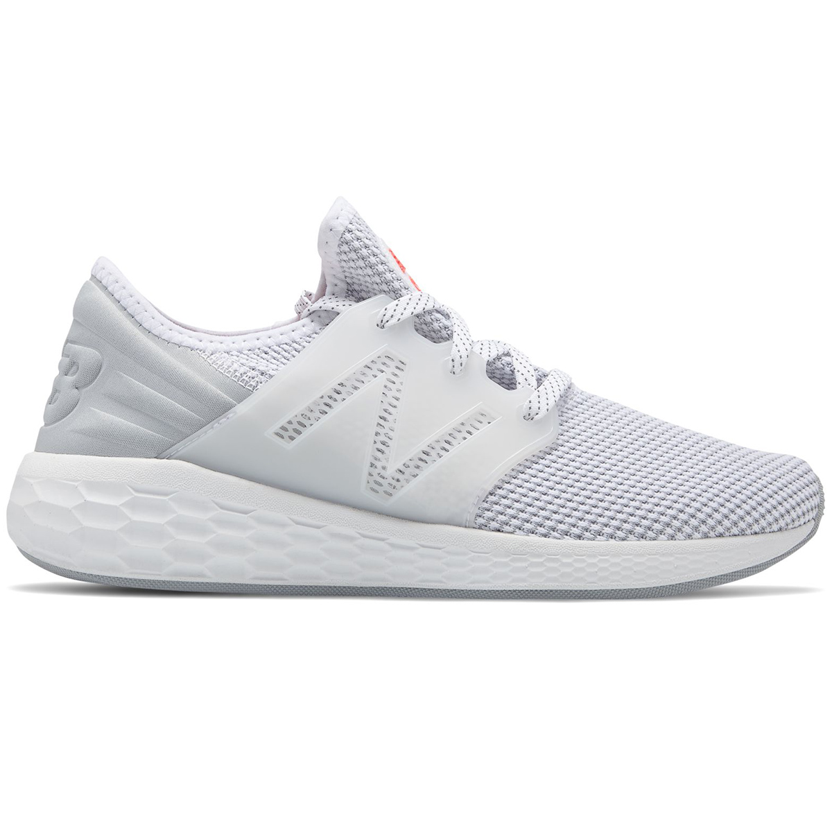 New Balance Women's Fresh Foam Cruz V2 Sport Running Shoes - White, 7.5