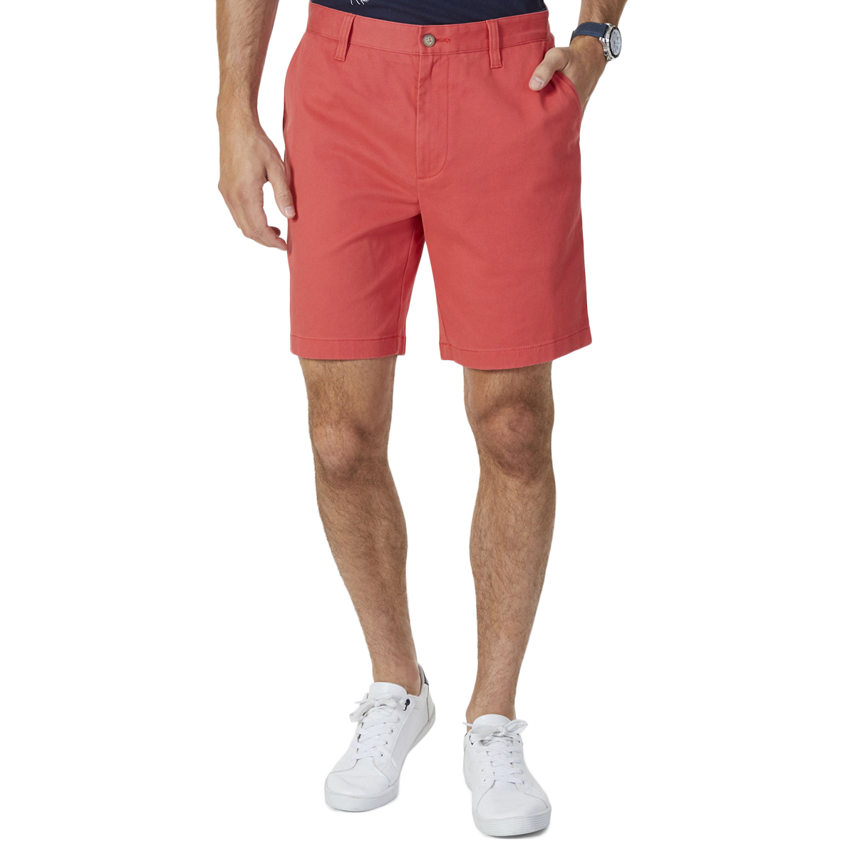 Nautica Men's Classic Fit Deck Shorts - Red, 32