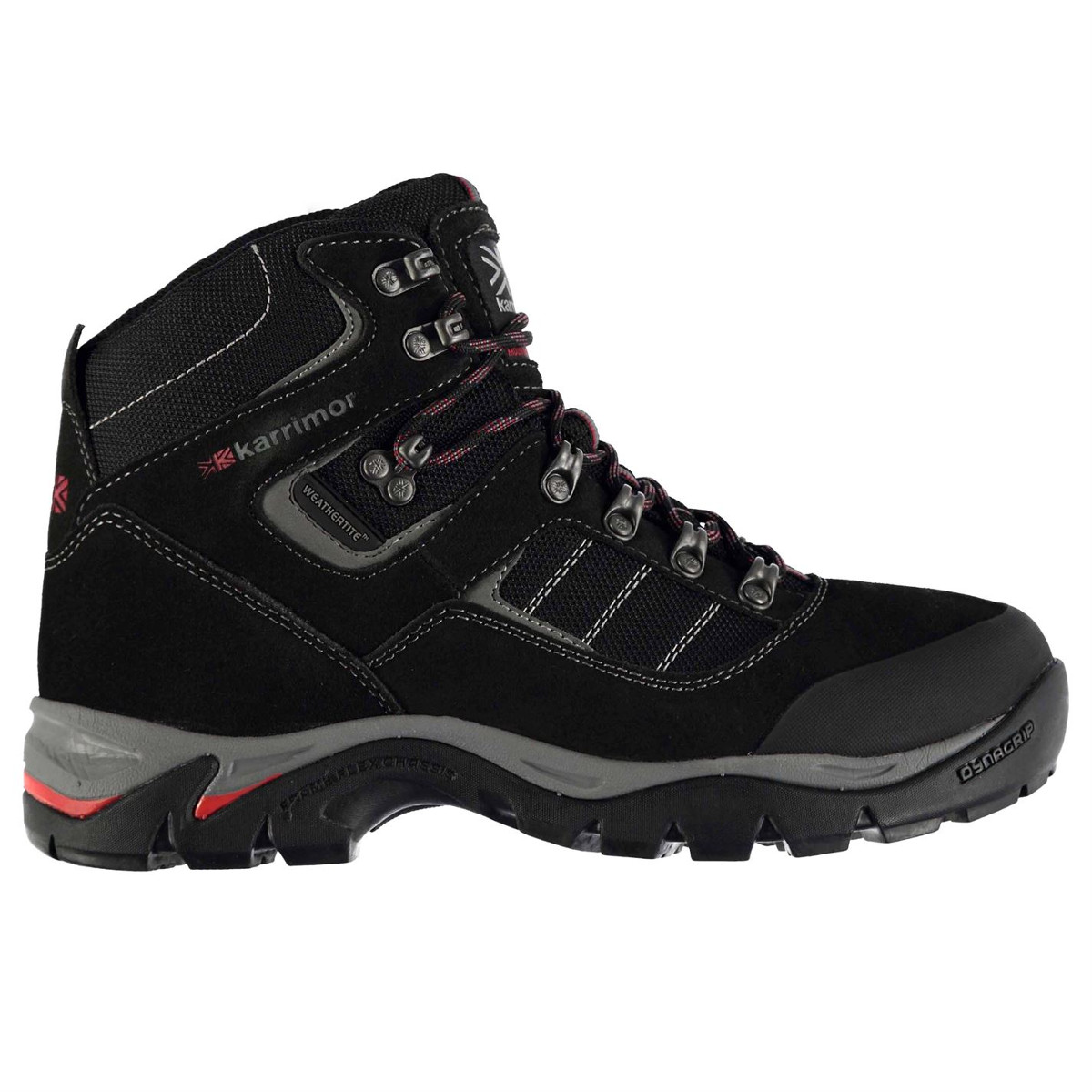 Karrimor Men's Ksb 200 Waterproof Mid Hiking Boots - Black, 8.5