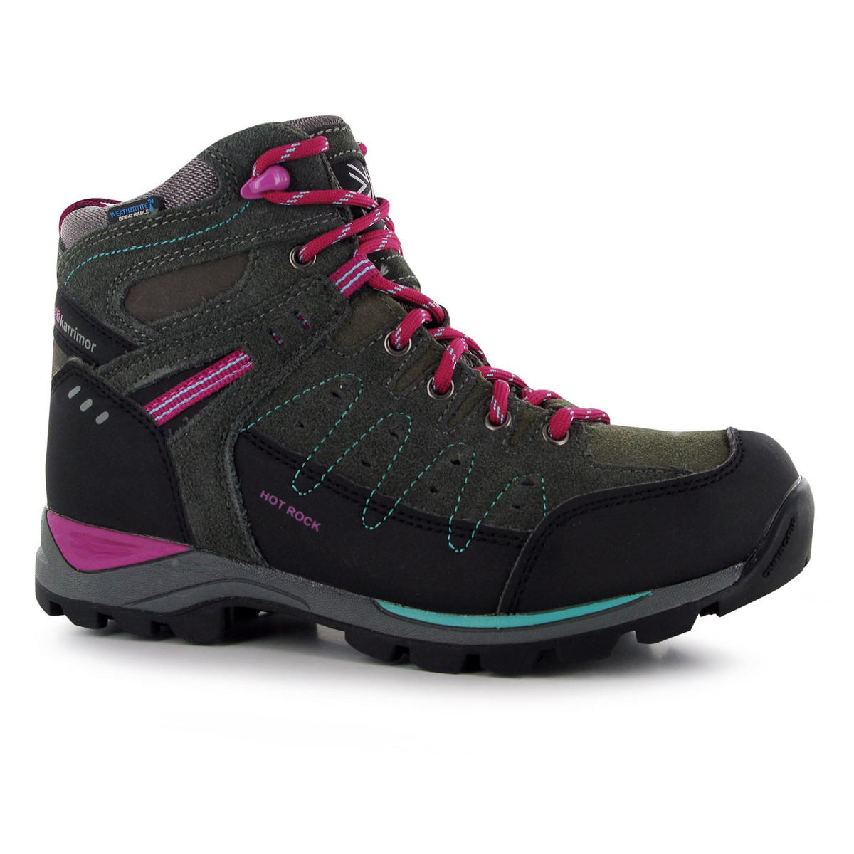 Karrimor Big Kids' Hot Rock Waterproof Mid Hiking Boots - Various Patterns, 6.5