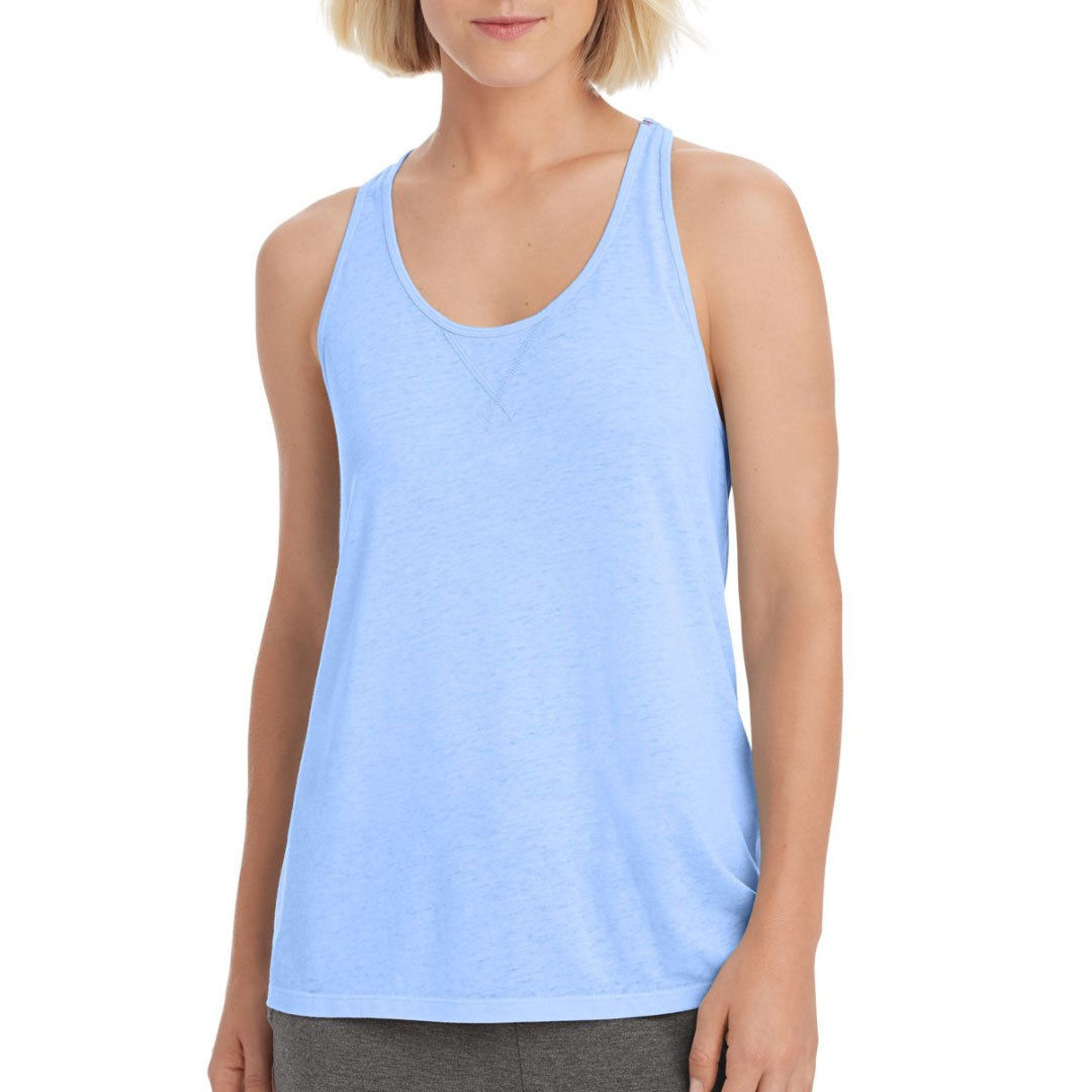 Champion Women's Authentic Wash Tank Top - Blue, XL