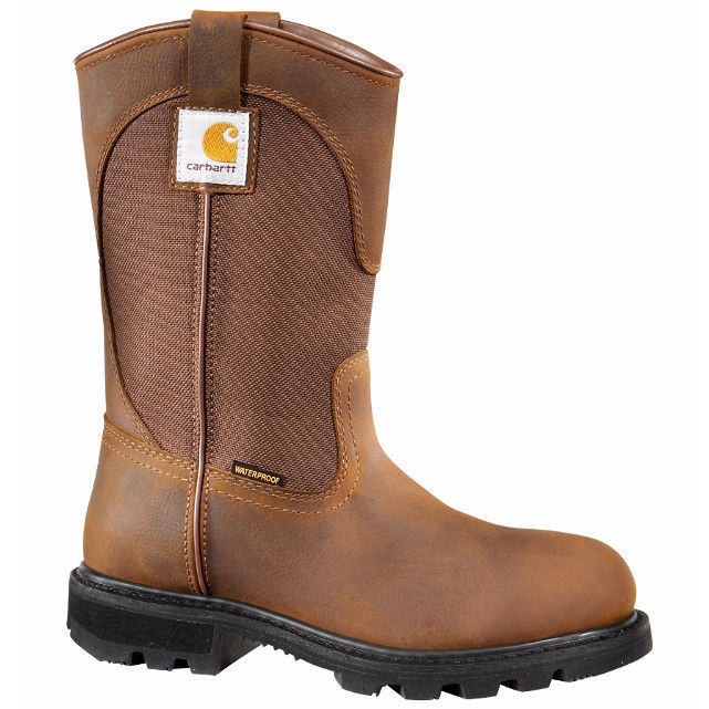 Carhartt Women's 10-Inch Non Safety Wellington Boots, Bison Brown