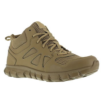 Reebok Work Men's Sublite Cushion Tactical Soft Toe Mid Tactical Shoe - Brown, 7