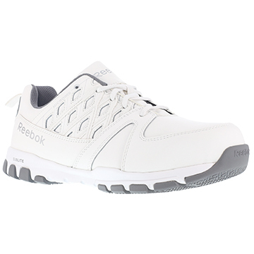Reebok Work Women's Sublite Work Steel Toe Athletic Oxford Sneakers, White