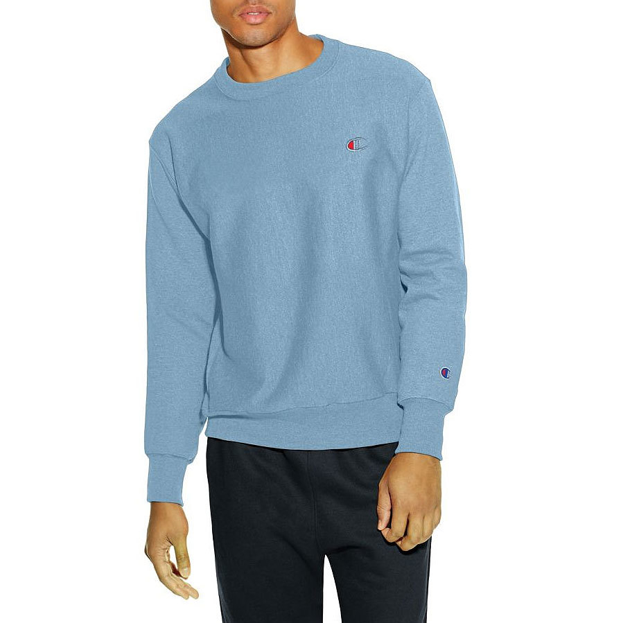 upstate blue champion crewneck