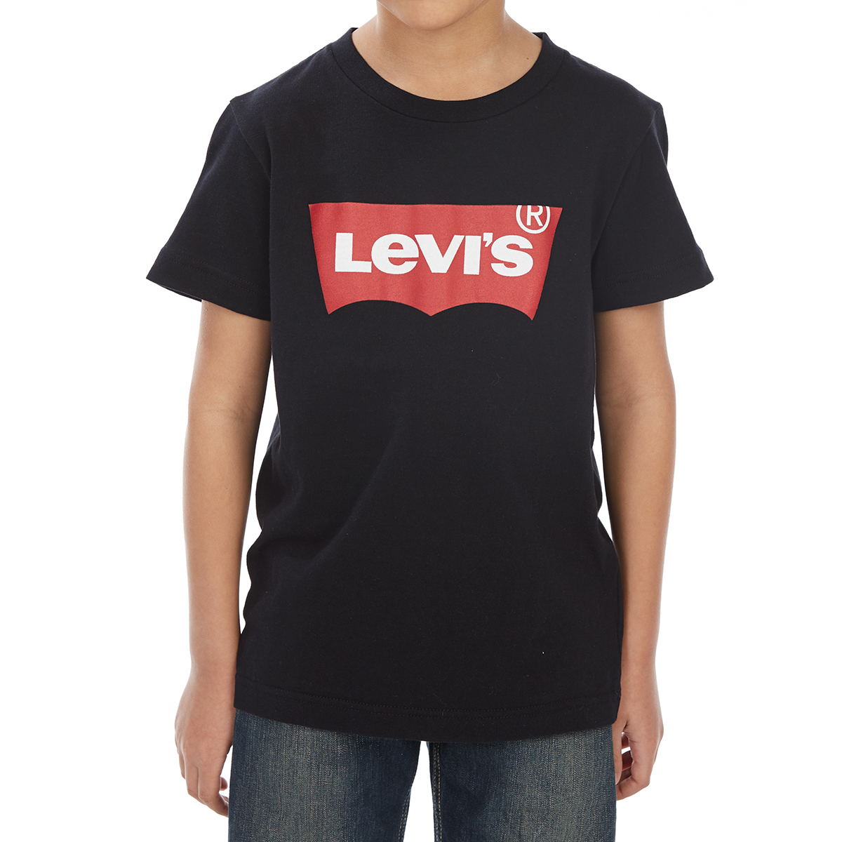 Levi's Big Boys' Batwing Short-Sleeve Tee - Black, S