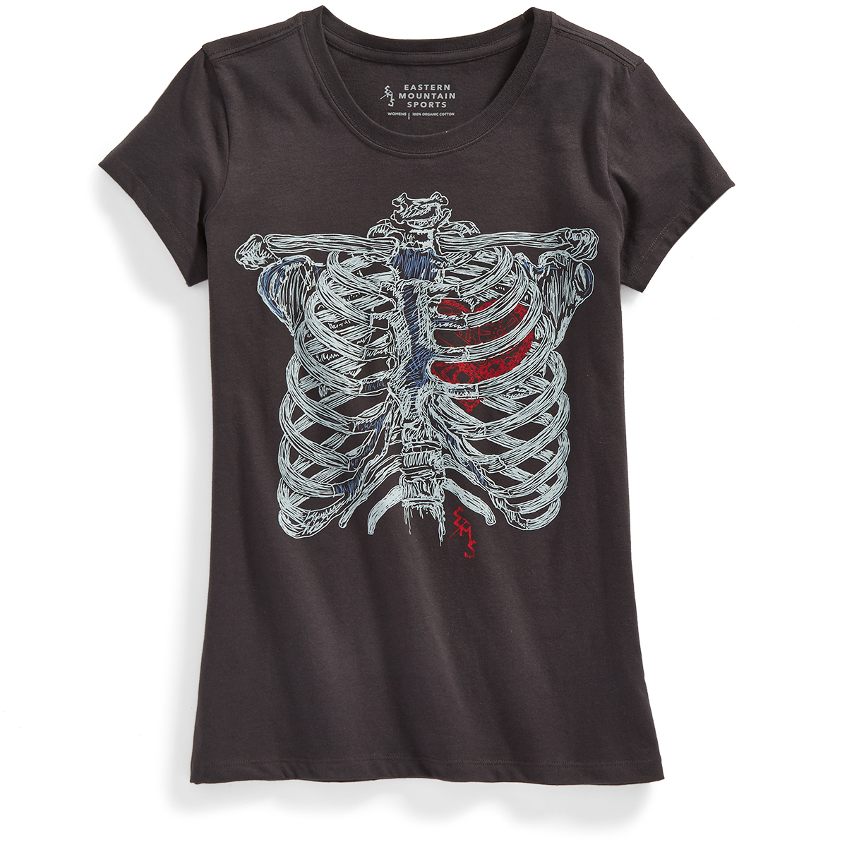 Ems Women's My Heart Pumps Pedals Graphic Tee - Black, M