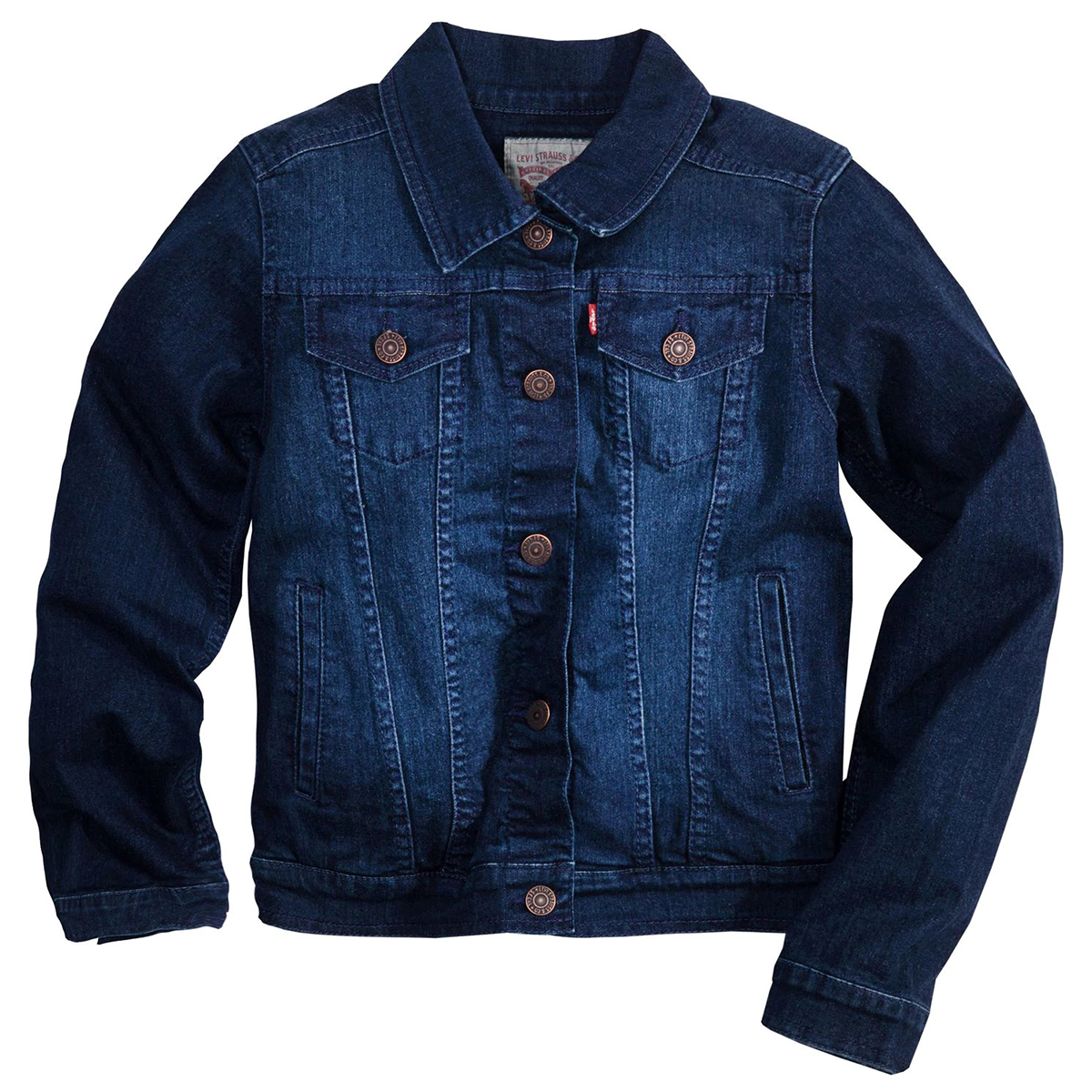 Levi's Big Girls' Trucker Jacket - Blue, L