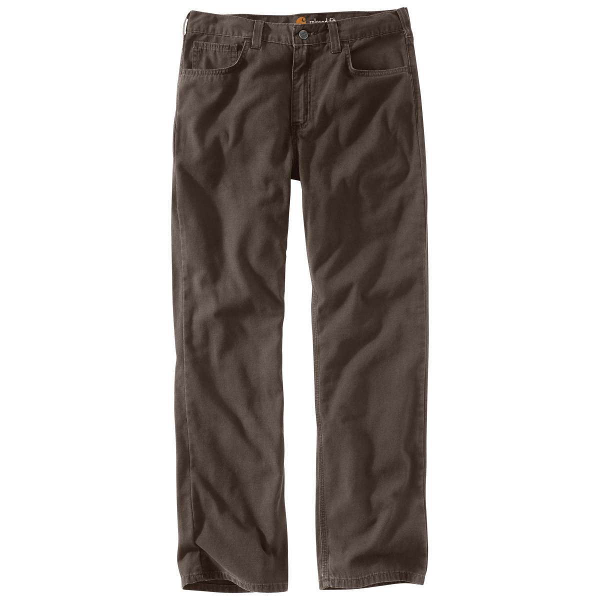 Carhartt Men's Rugged Flex Rigby 5-Pocket Work Pants - Brown, 34/30