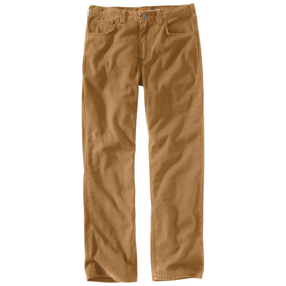 Carhartt Men's Rugged Flex Rigby 5-Pocket Work Pants - Brown, 34/32