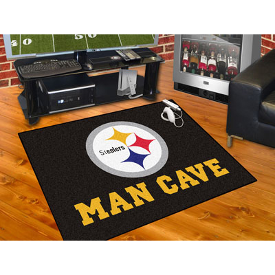 Fanmats Nfl Pittsburgh Steelers Man Cave All Star Mat