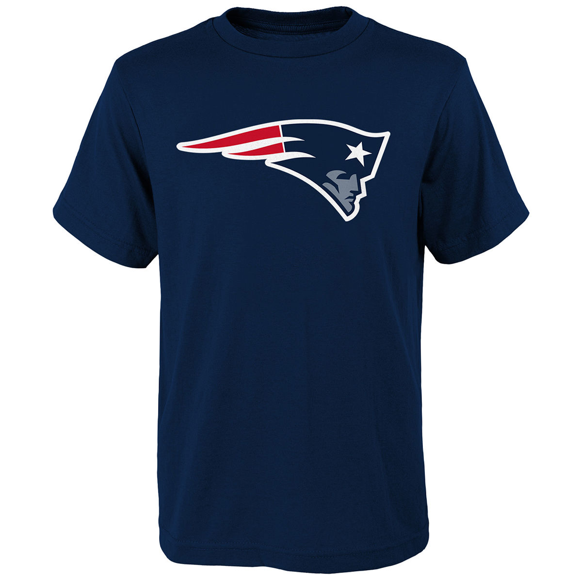 New England Patriots Big Boys' Primary Logo Pat Patriot Short-Sleeve Tee