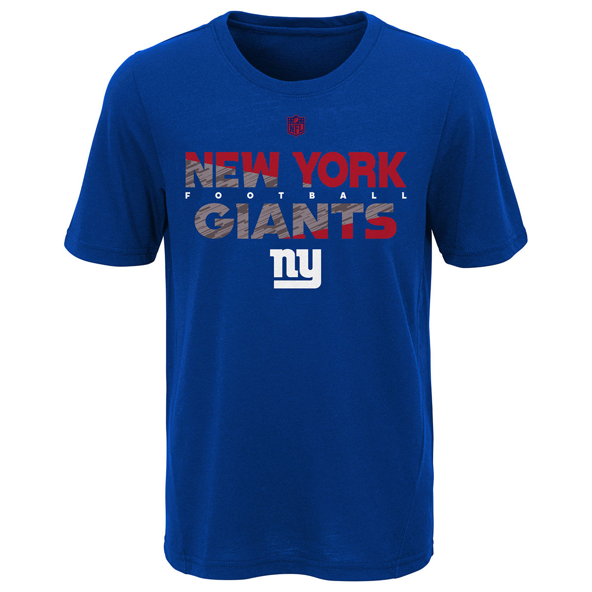 New York Giants Big Boys' Flux Dual Blend Short-Sleeve Tee - Blue, L