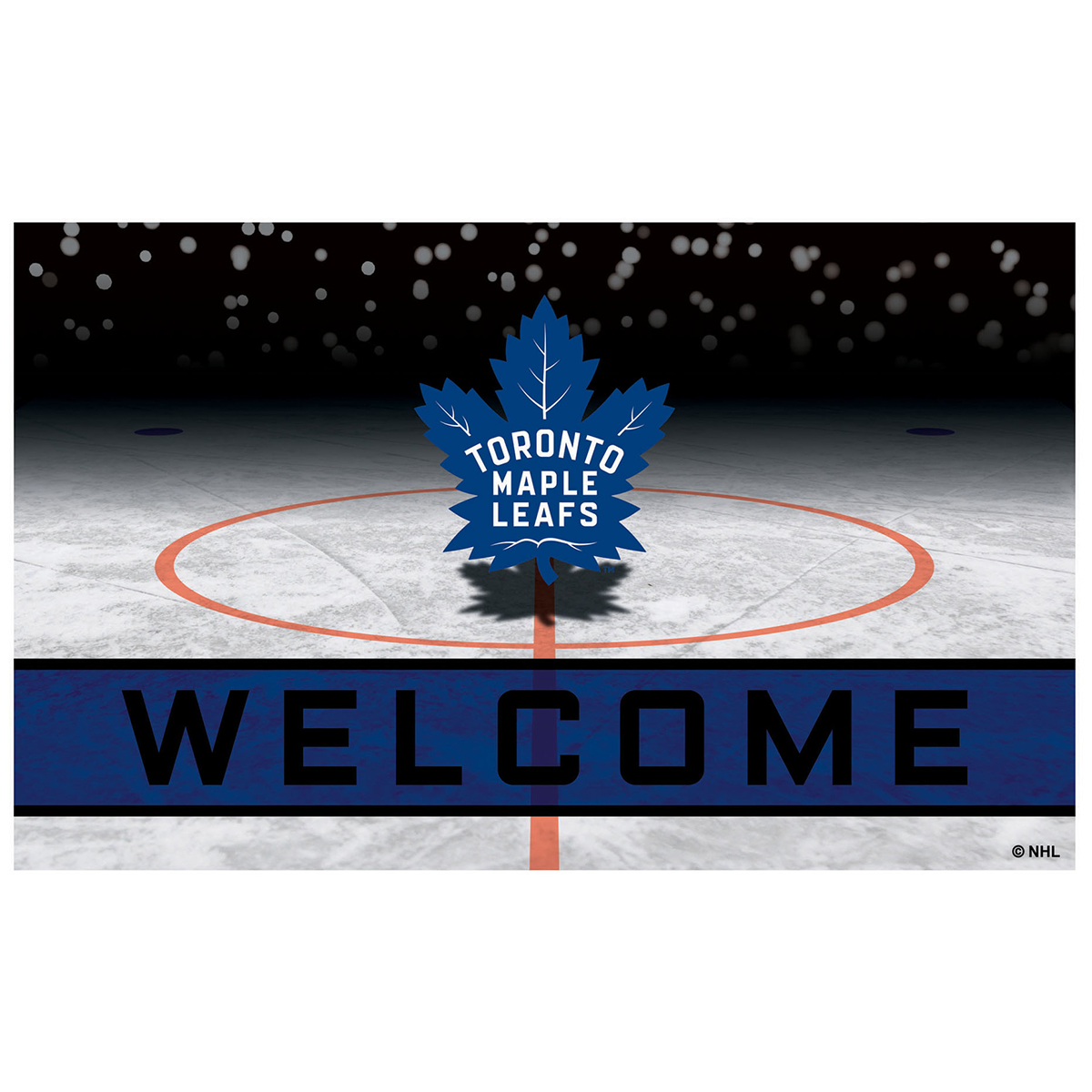 Fanmats Nhl Toronto Maple Leafs Rubber Door Mat