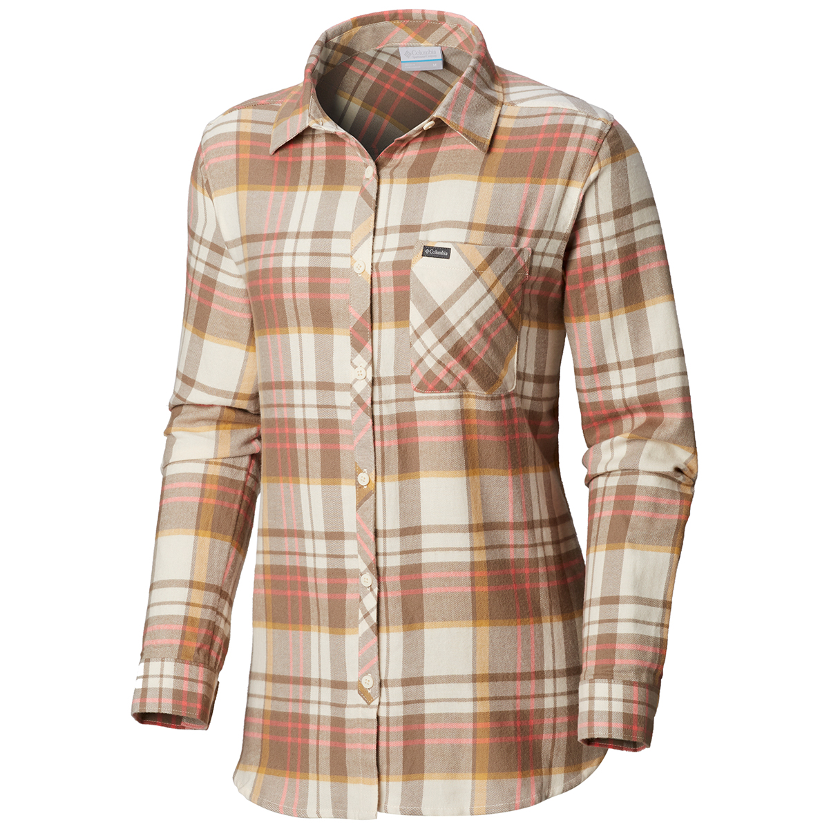 Columbia Women's Simply Put Ii Long-Sleeve Flannel Shirt - Brown, S