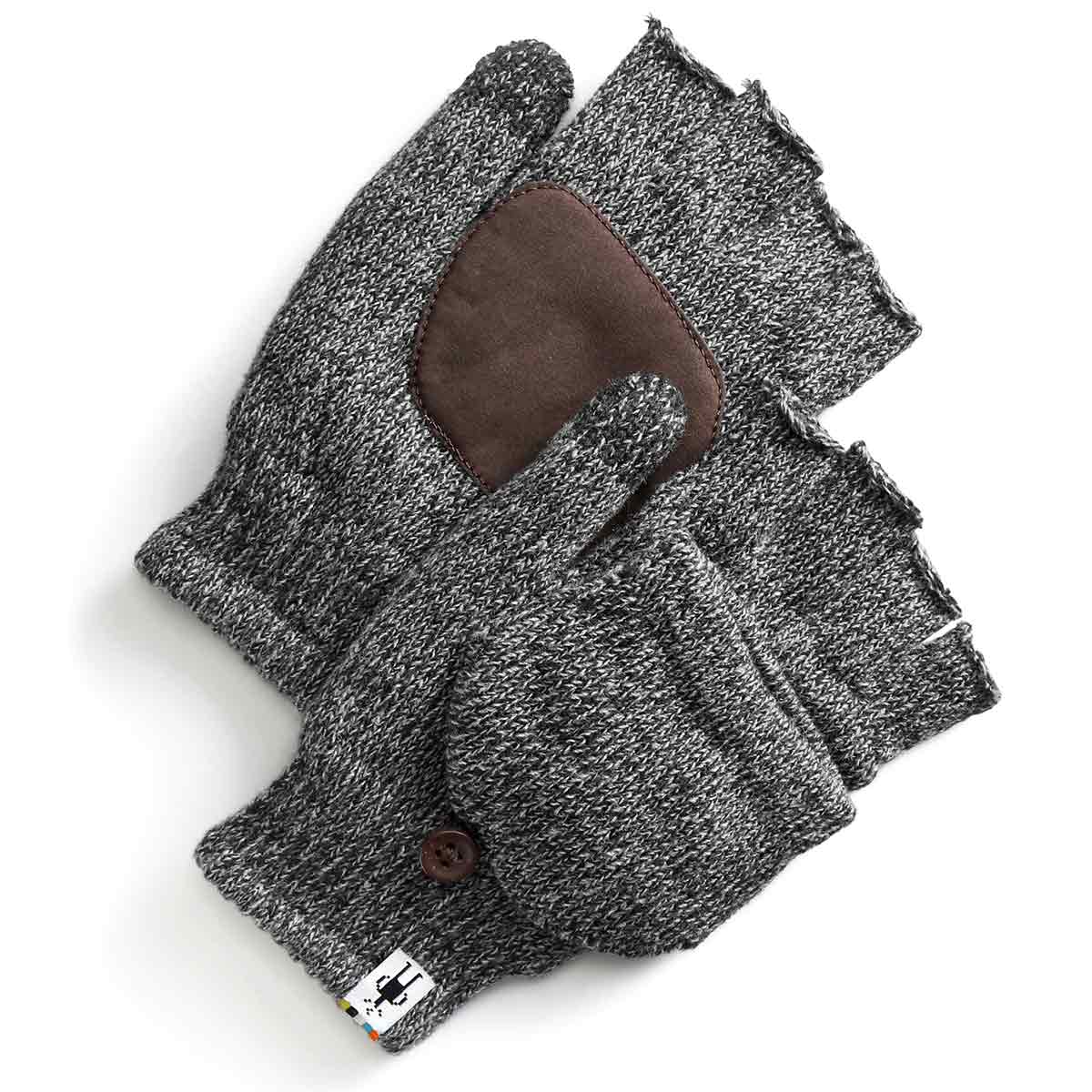 Smartwool Men's Cozy Grip Flip Mitts - Black, S/M