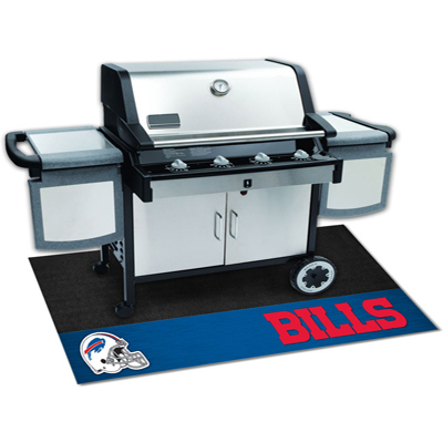 Fan Mats Buffalo Bills Grill Mat, Black/blue