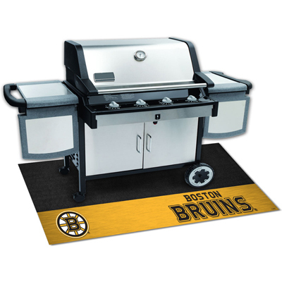 Fan Mats Boston Bruins Grill Mat, Black/gold