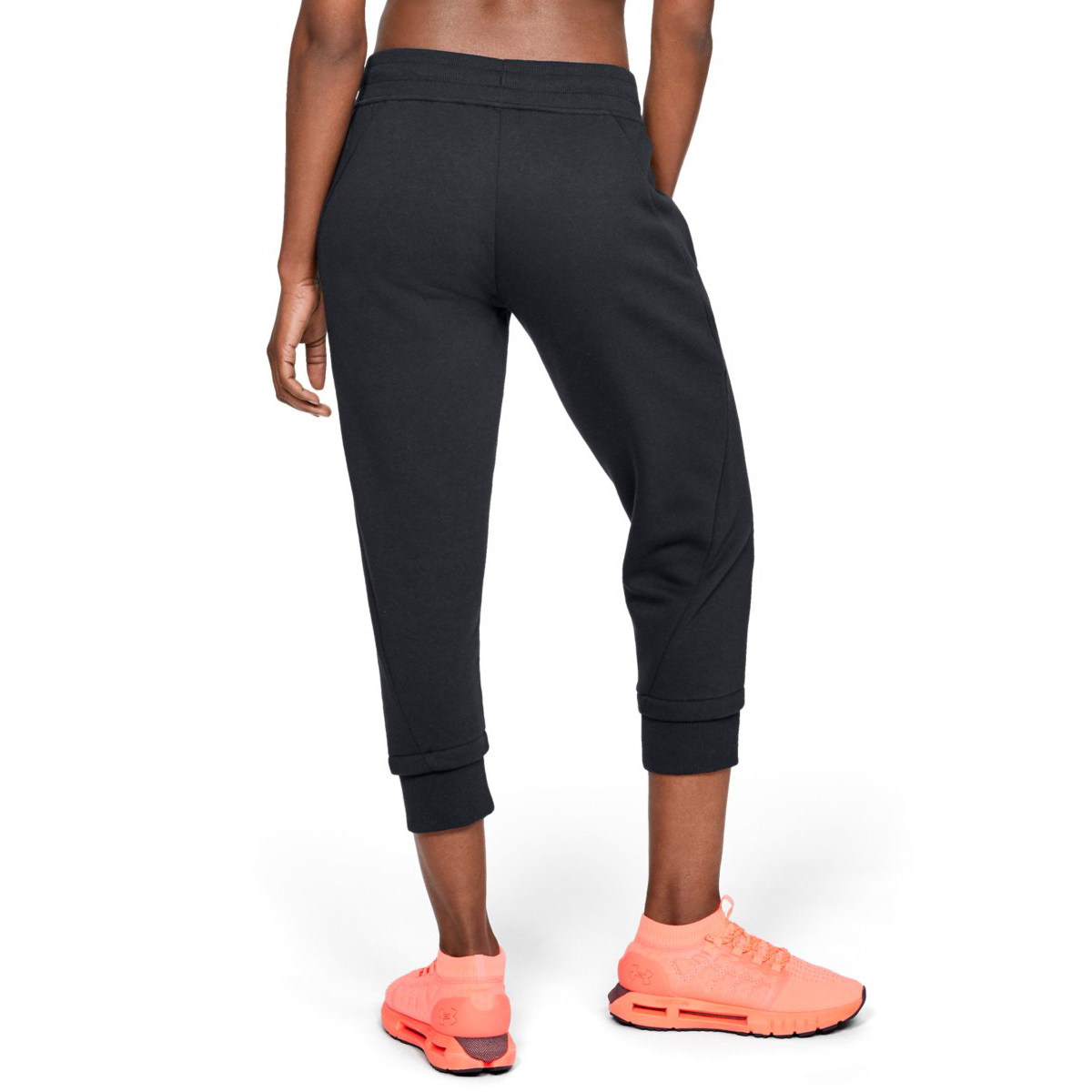 UNDER ARMOUR Women's UA Slim Leg Fleece Crop Jogger Pants - Bob's Stores