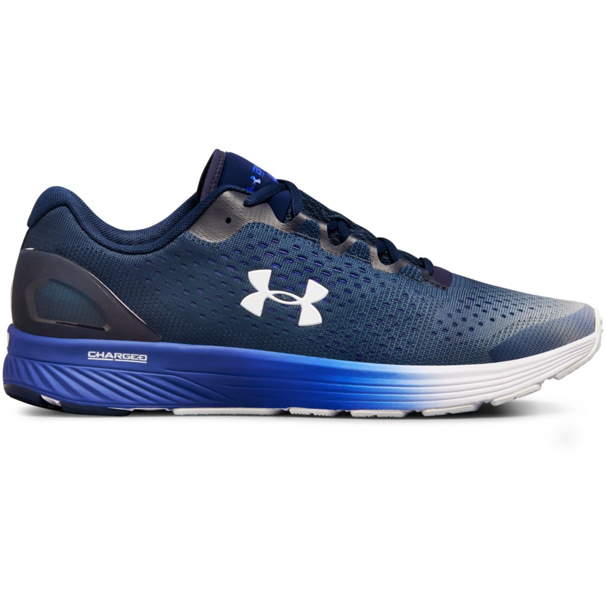 Under Armour Men's Ua Charged Bandit 4 Running Shoes - Blue, 12