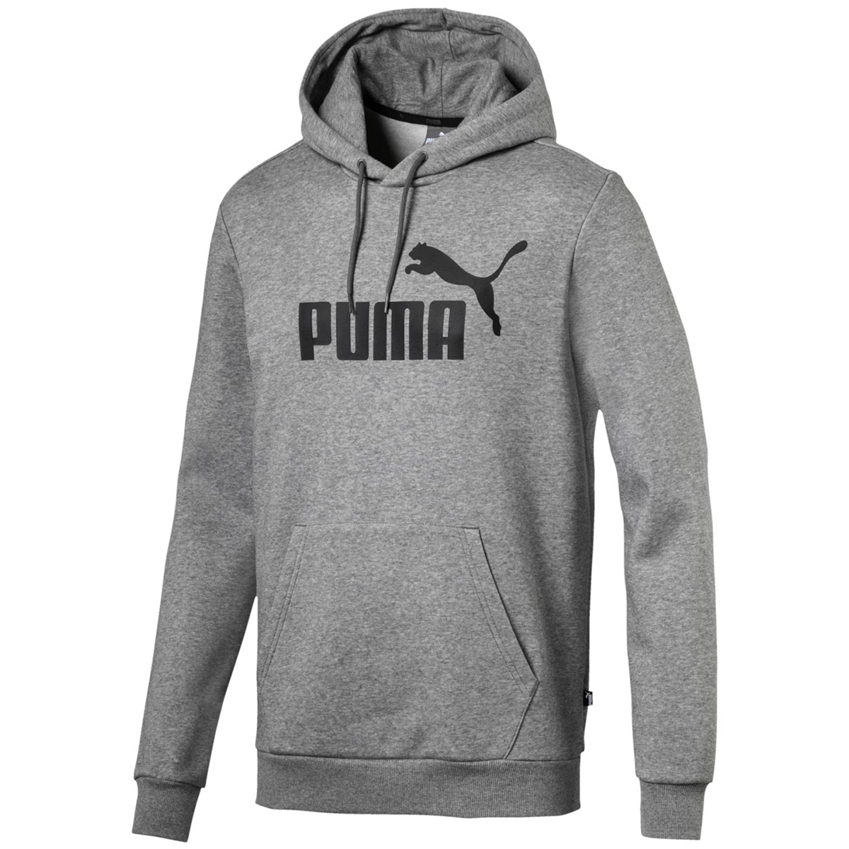 Puma Men's Essentials Fleece Pullover Hoodie - Black, L
