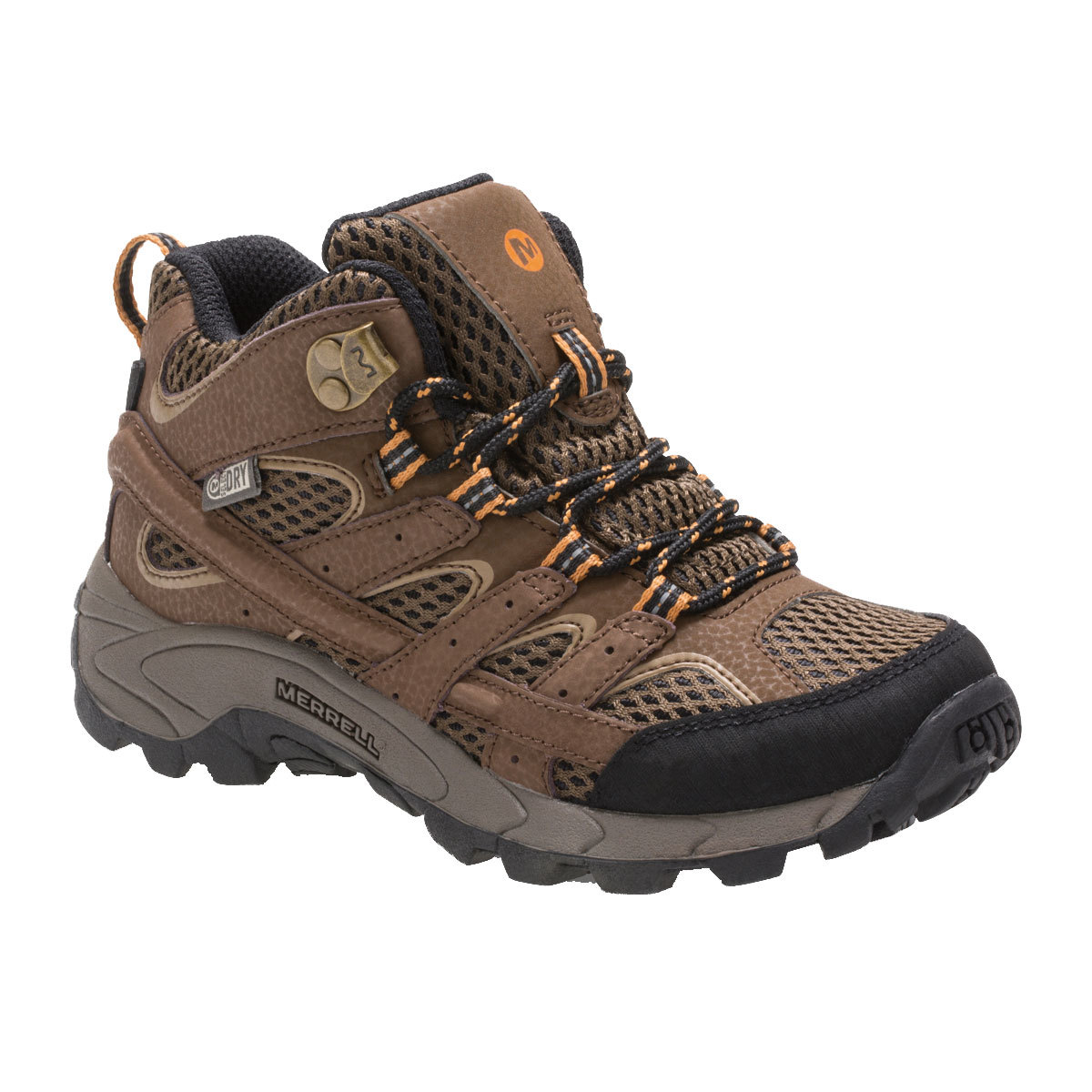 Merrell Big Kids' Moab 2 Mid A/c Waterproof Boots