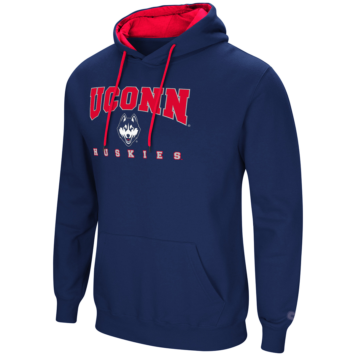 Uconn Men's Playbook Pullover Hoodie - Blue, XXL