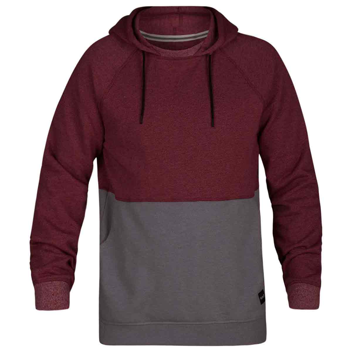 Hurley Guys' Crone Blocked Pullover Hoodie