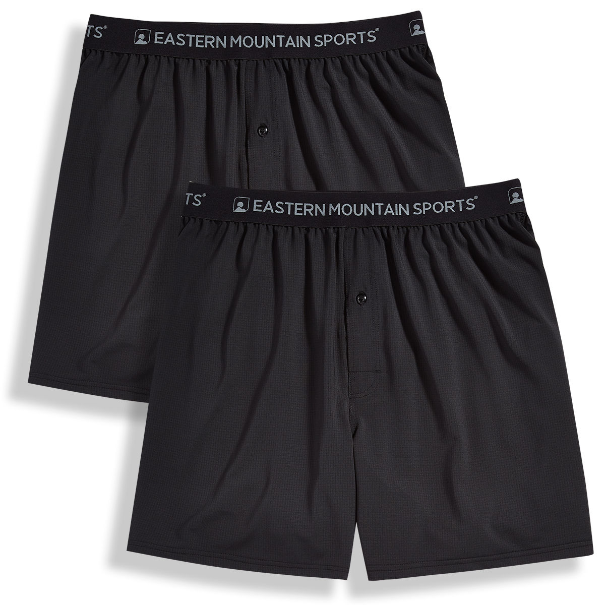 Ems Men's Techwick Boxers, 2-Pack - Black, S