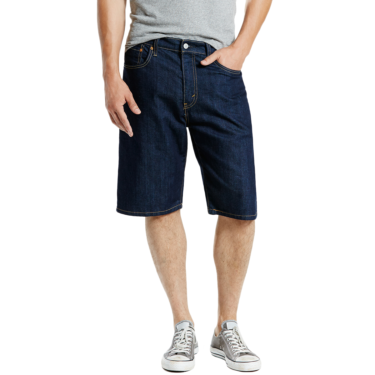 Levi's Guys' 569 Loose Fit Denim Shorts - Blue, 36