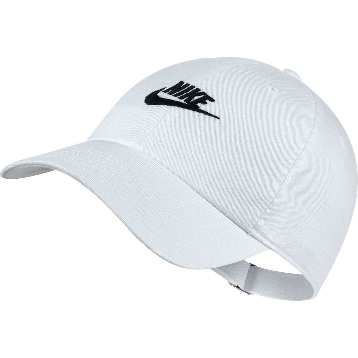 Nike Men's Sportswear H86 Futura Washed Cap - White, ONESIZE