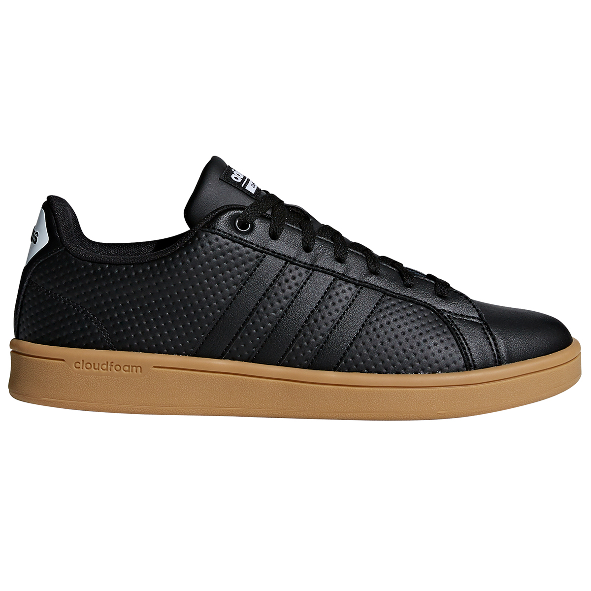 Adidas Men's Cloudfoam Advantage Skate Shoes - Black, 11