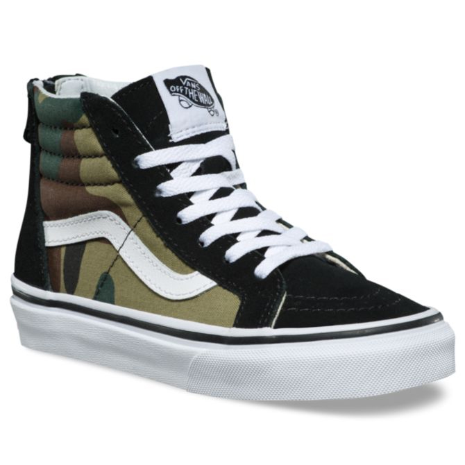 vans camo high tops