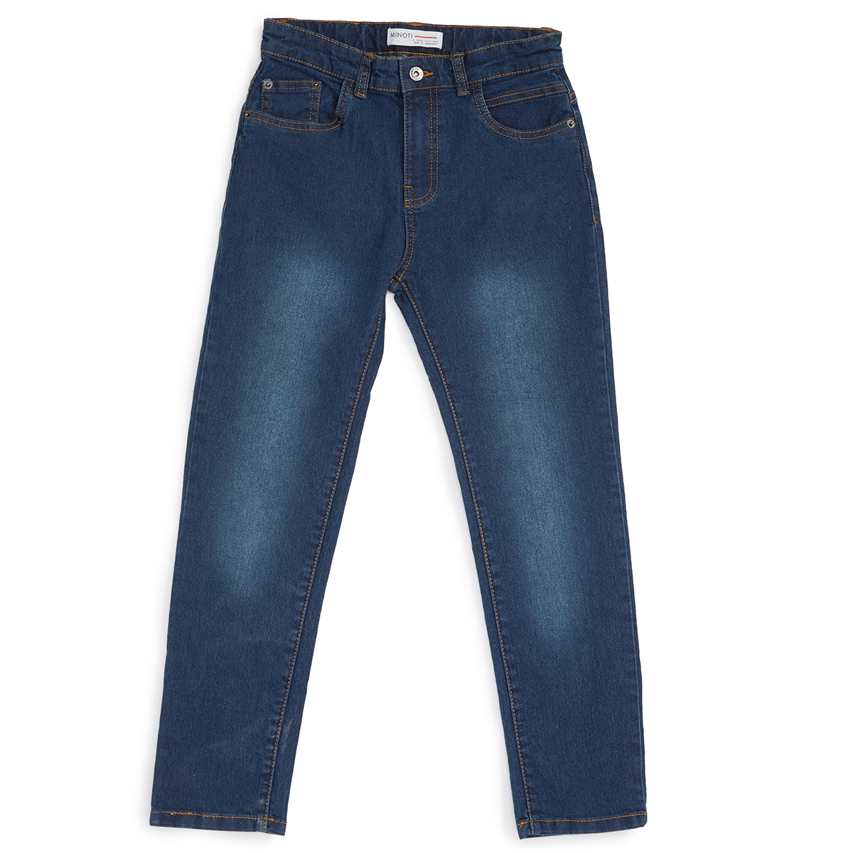 Minoti Big Boys' Regular Denim Jeans - Blue, 8-9