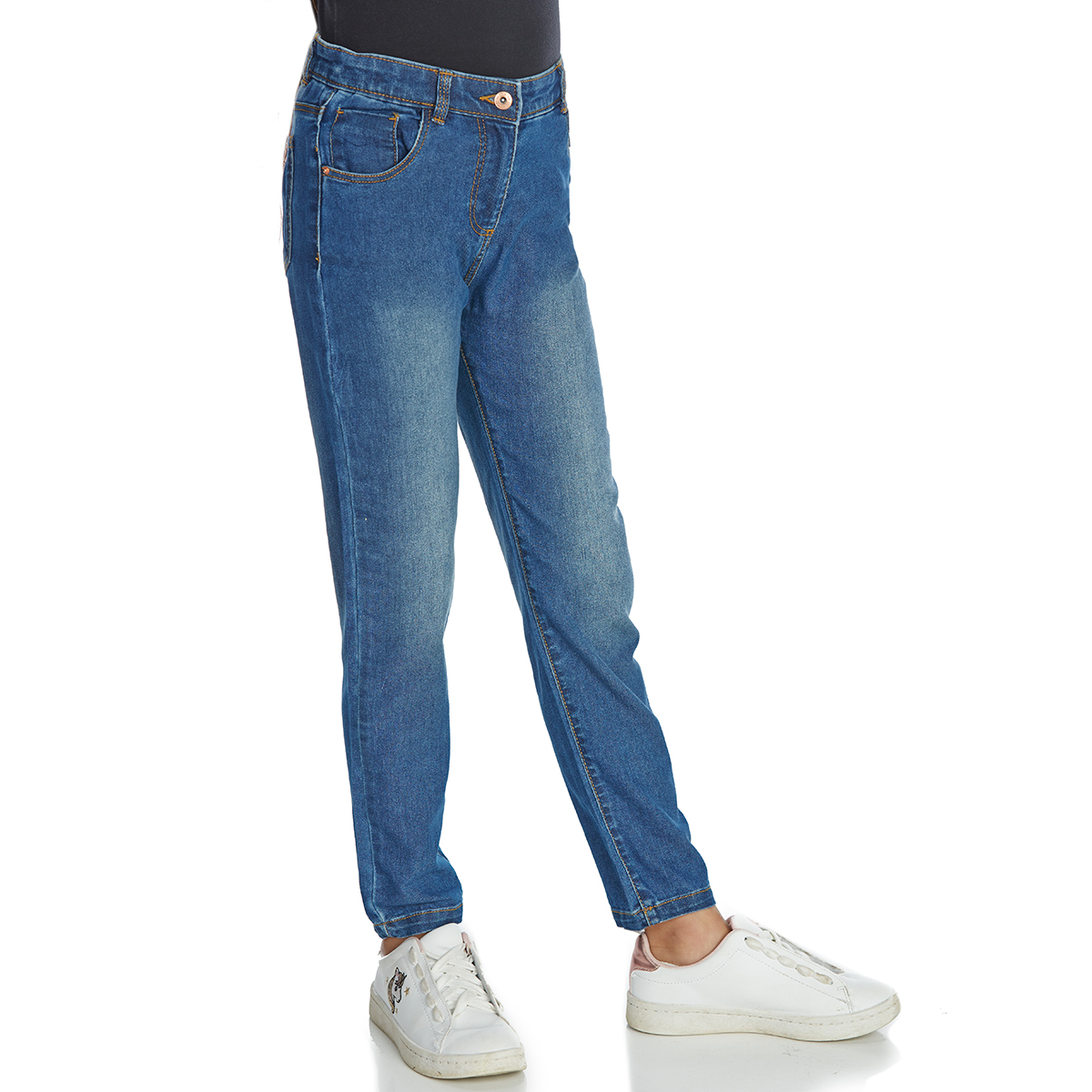 Minoti Big Girls' Basic Denim Jeans