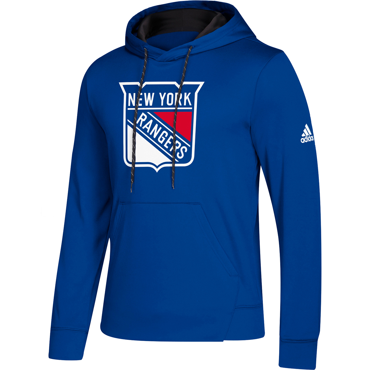 Adidas Men's New York Rangers Pullover Hoodie - Blue, L