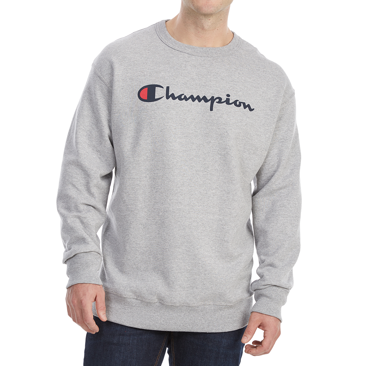 Powerblend Crew Script Logo Pullover 