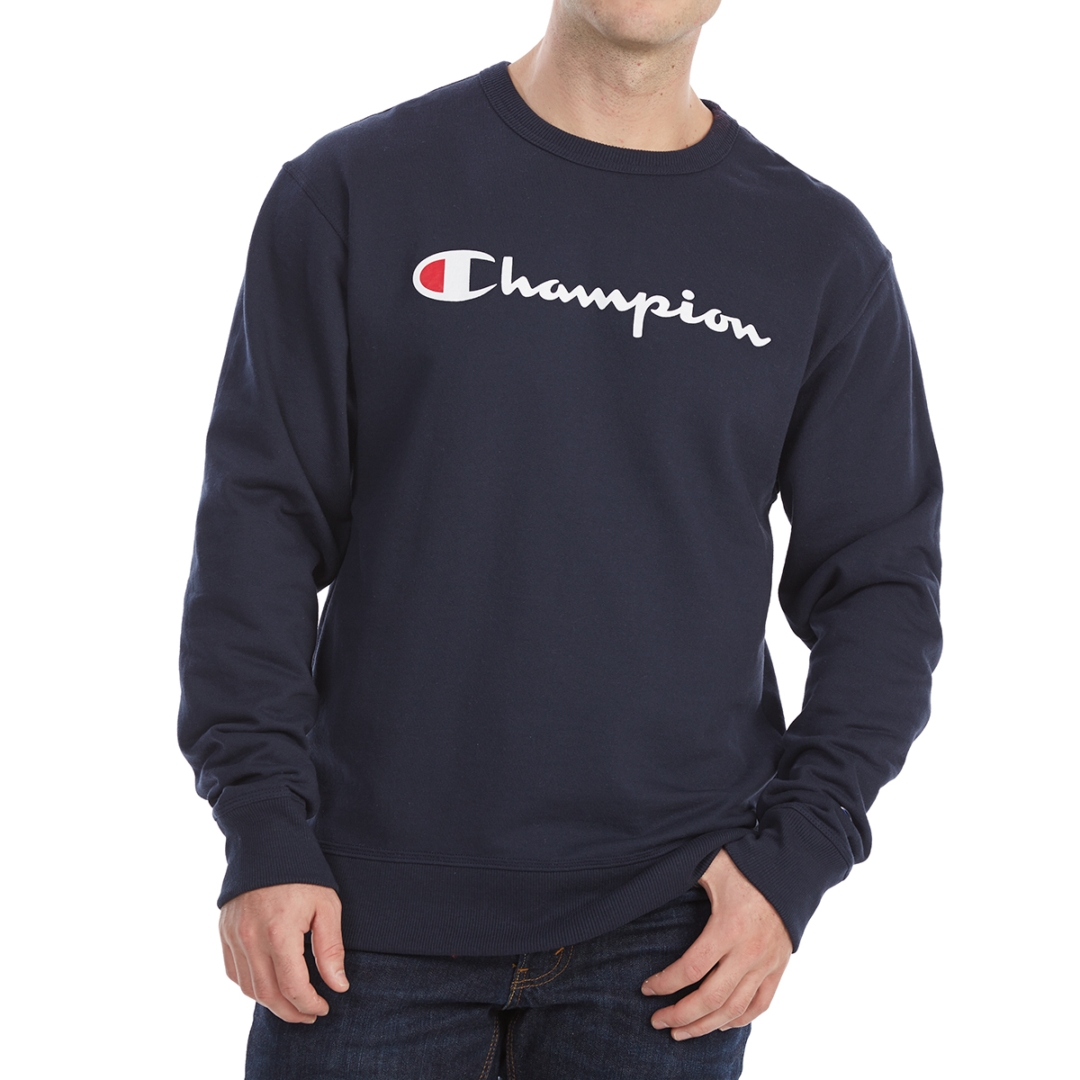 Powerblend Crew Script Logo Pullover 